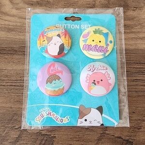 Squishmallows - Round Pin Button Set​​​​​​​​​​